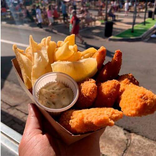 Food Truck para confraternização com pratos variados