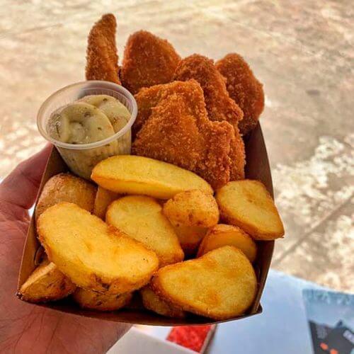 Food Truck para confraternização com pratos variados